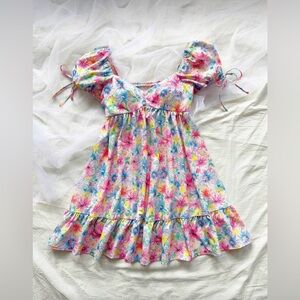 Floral Puff Sleeve Dress